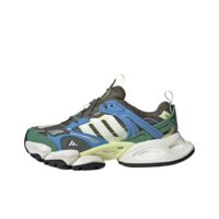 Adidas XLG RUNNER DELUXE - Abrasion Resistant Breathable Low Top Running Shoes Unisex Brown Green