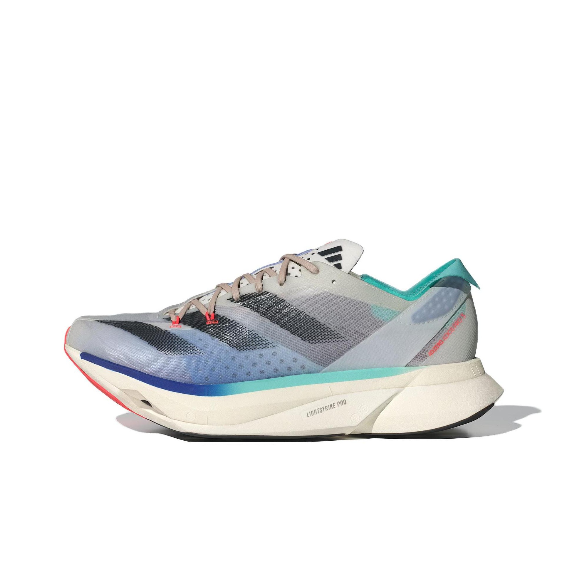 1 Adizero Adios Pro 3 - Women's Adidas Aurora Ink Flash Aqua Women's - Зураг 1