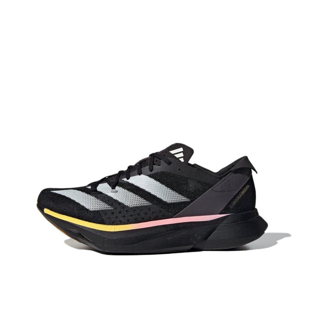 1 Adidas Adizero Adios Pro 3 - Cushioning Wear Resistant Low Top Marathon Running Shoes Men's Black White Yellow - Зураг 1