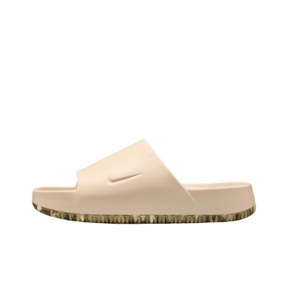 1 Nike Calm Slide - Slip Resistant Abrasion Resistant Slide Slippers Men's Beige - Зураг 1