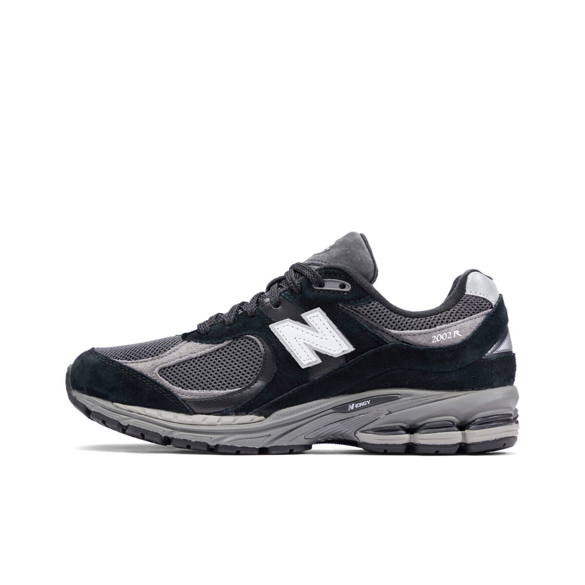 New Balance 2002R - Black Dark Grey White - Зураг 1