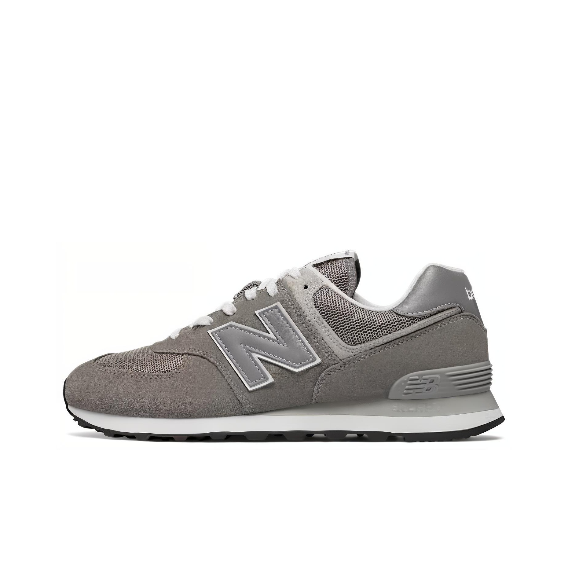1 New Balance NB 574 Balance - Low Top Casual Running Shoes Unisex Gray D Width - Зураг 1