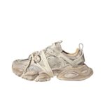 Adidas XLG RUNNER DELUXE - Anti Slip Wear Resistant Low Top Chunky Sneakers Unisex Beige
