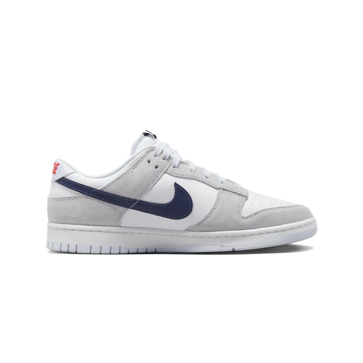 Nike Dunk - Low White Grey Navy Aqua Mini Swoosh - Зураг 2