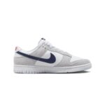 Nike Dunk - Low White Grey Navy Aqua Mini Swoosh - Зураг 2