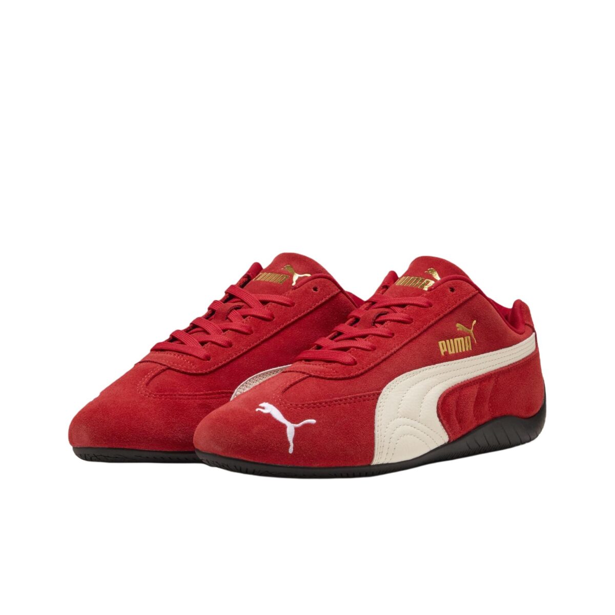 PUMA Speedcat OG - Anti Slip Wear Resistant Low Top Casual Shoes Unisex Red White - Зураг 3