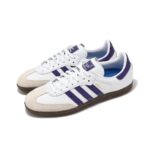 Samba Adidas Adv - White Collegiate Purple - Зураг 3