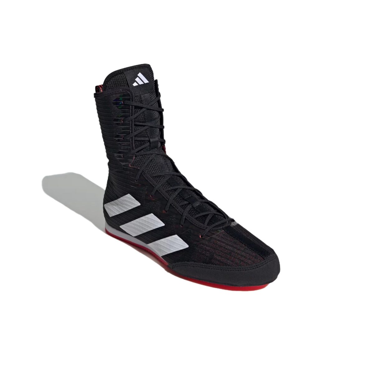 Box Hog Adidas 4 - Black White Pure Ruby - Зураг 3