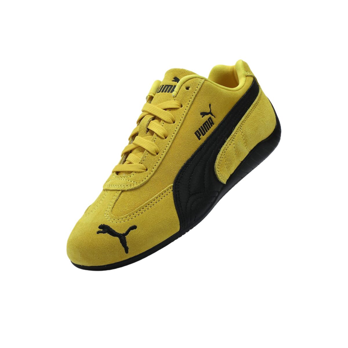 PUMA Speedcat OG - Anti Slip Wear Resistant Low Top Casual Shoes Unisex Yellow Black - Зураг 3
