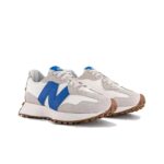 New Balance 327 - White Blue Women's - Зураг 3