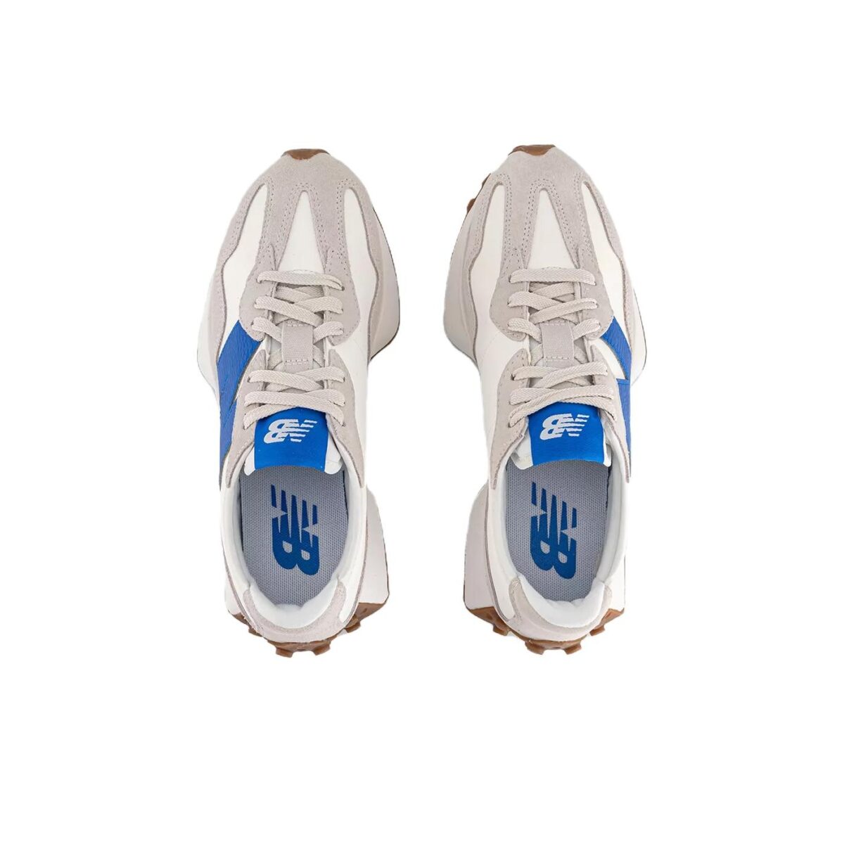 New Balance 327 - White Blue Women's - Зураг 4