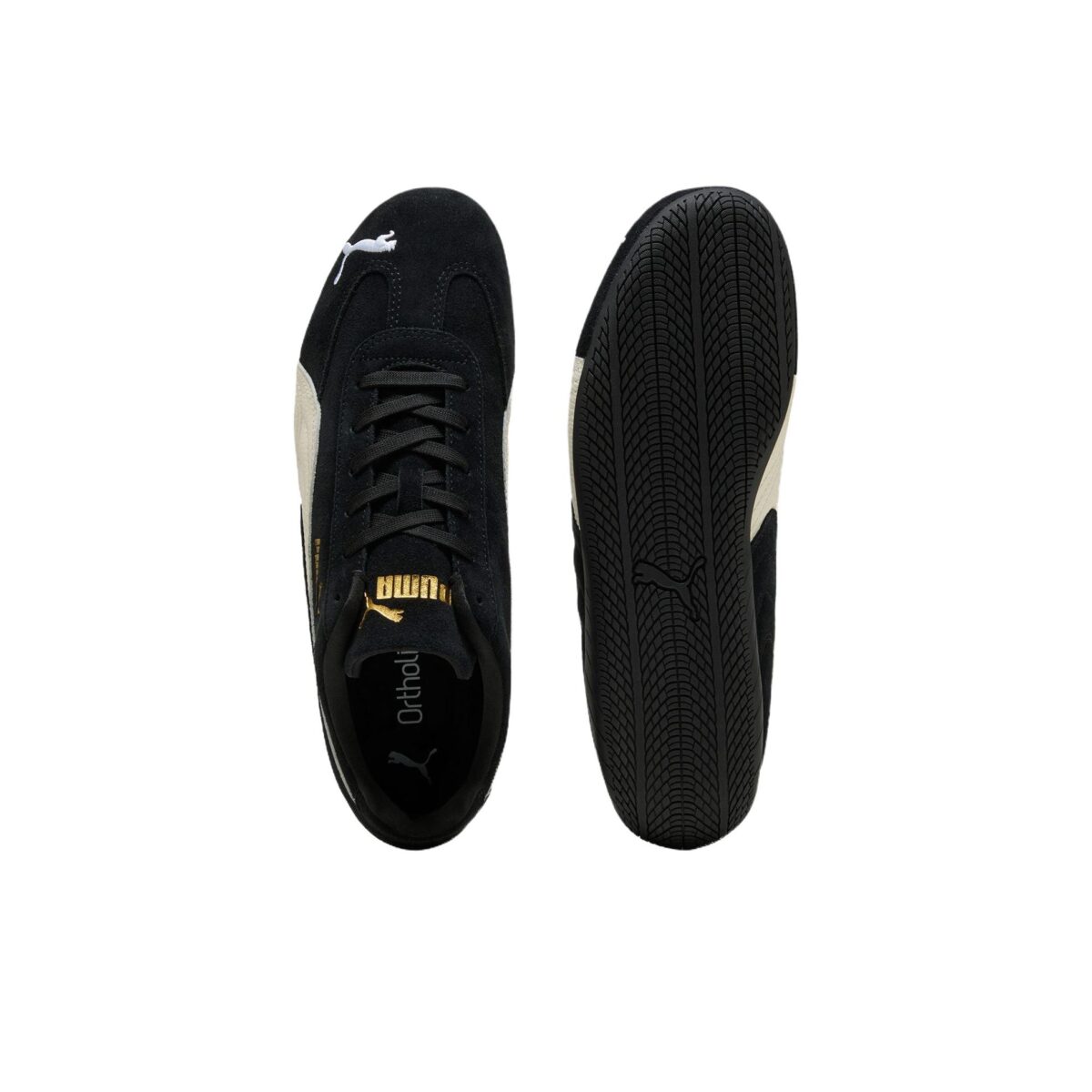 PUMA Speedcat OG - Anti Slip Wear Resistant Low Top Casual Shoes Unisex Black - Зураг 5
