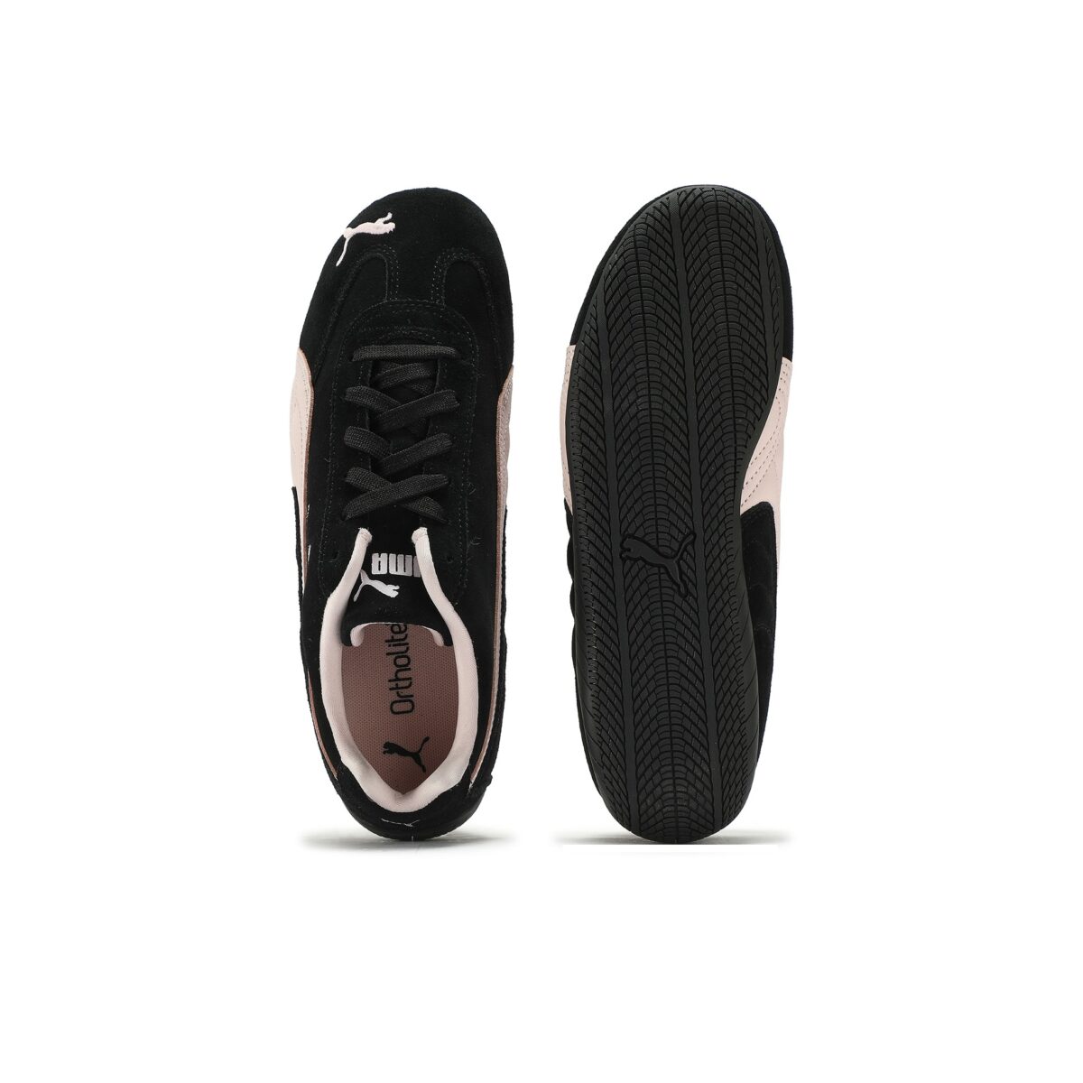 PUMA Speedcat OG - Anti Slip Wear Resistant Low Top Casual Shoes Unisex Black Pink - Зураг 6