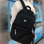 New Balance - Fabric Backpack Small Size Unisex Black - Зураг 6
